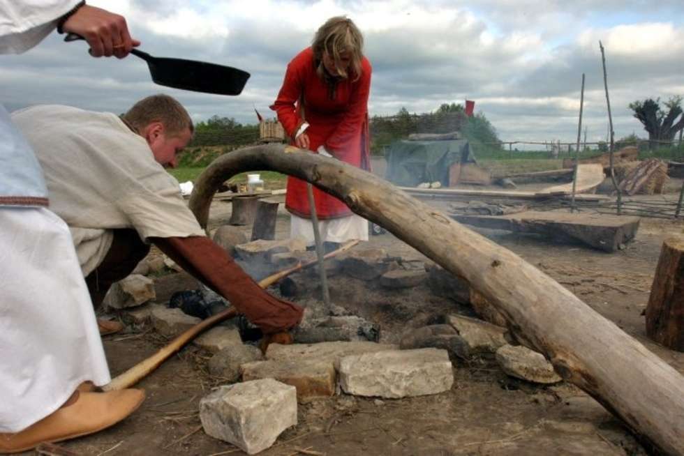  21 05 2005 WOLKA BIELECKA GROD SREDNIOWIECZNY ZBUDOWANY PRZEZ KASZTELANA JARKA WOLINSKIEGO
FOT DOROTA AWIORKO/DZIENNIK WSCHODNI