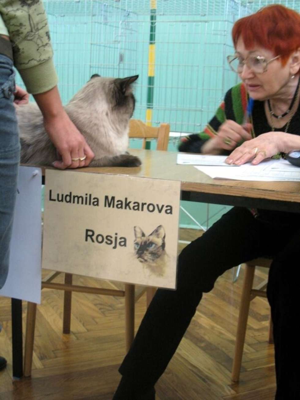  Wszyscy sedziowie mieli trudne zadanie. Sedzia Ludmila Makarova z Rosji w trakcji oceny.
