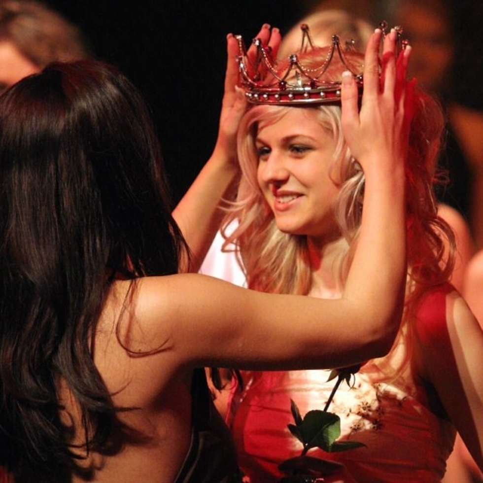  Wybory Miss Lublina w ramach konkursu Miss Polonia 2007. Niedziela, 25 marca, Teatr Muzyczny. Na zdjeciu najpiekniejsza lubliniaka - Natalia Fryzowska.
