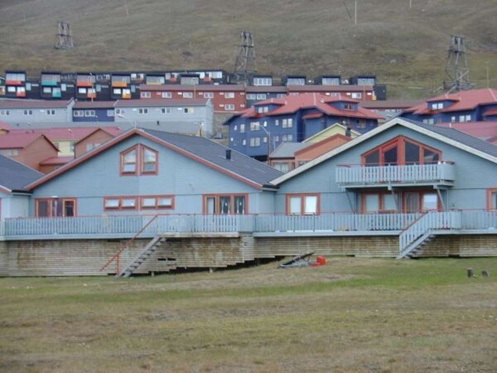  Typowa zabudowa Longyearbyen