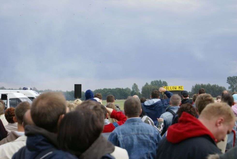  Zdjecia z katastrofy samolotowej na pokazach lotniczych Air Show w Radomiu.
