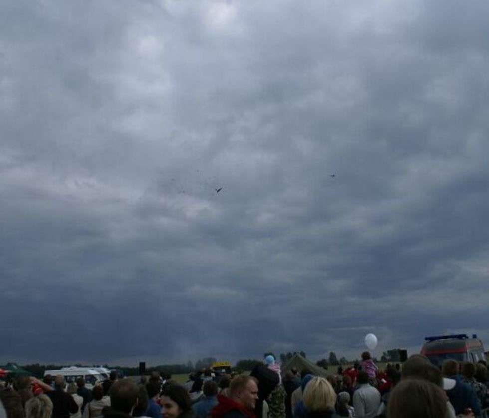  Zdjecia z katastrofy samolotowej na pokazach lotniczych Air Show w Radomiu.
