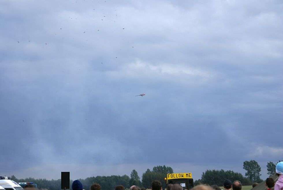  Zdjecia z katastrofy samolotowej na pokazach lotniczych Air Show w Radomiu.

