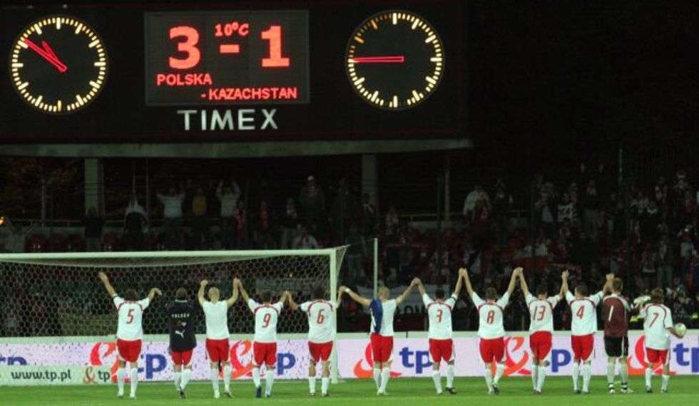  Polska - Kazachstan 3:1 (zdjęcie 15) - Autor: Tomasz Koryszko