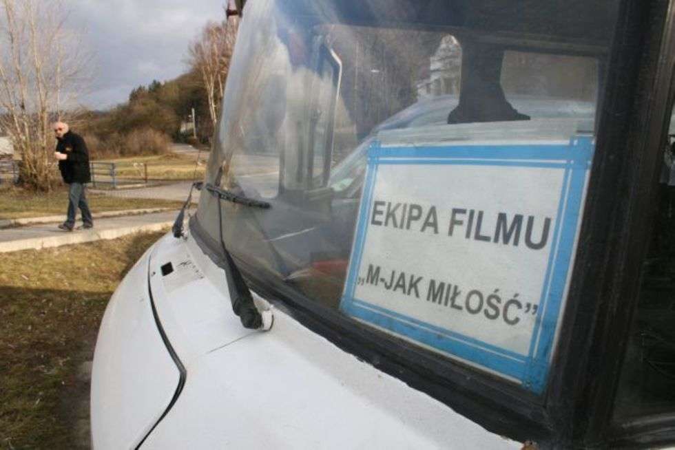  Ekipa filmu "M jak milośc" w Kazimierzu Dolnym