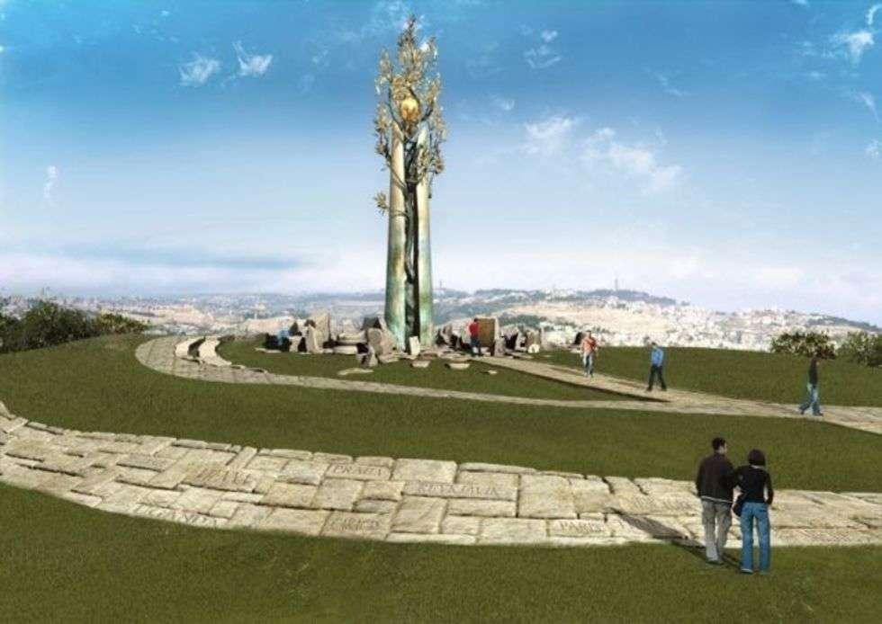  Monument Tolerancji w Jerozolinie - wizualizacja
