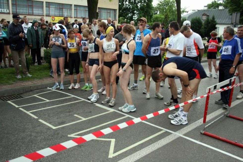  Uczestnicy biegu w Hrubieszowie