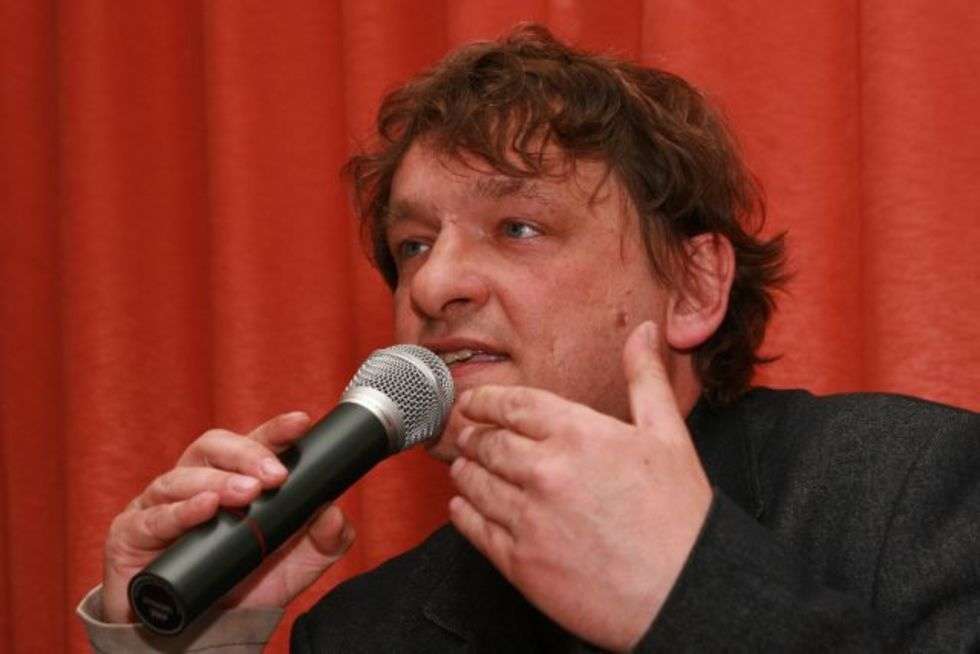 Piotr Tymochowicz w lubelskim Empiku. 
