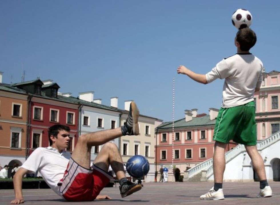  Freestyle football w Zamościu
