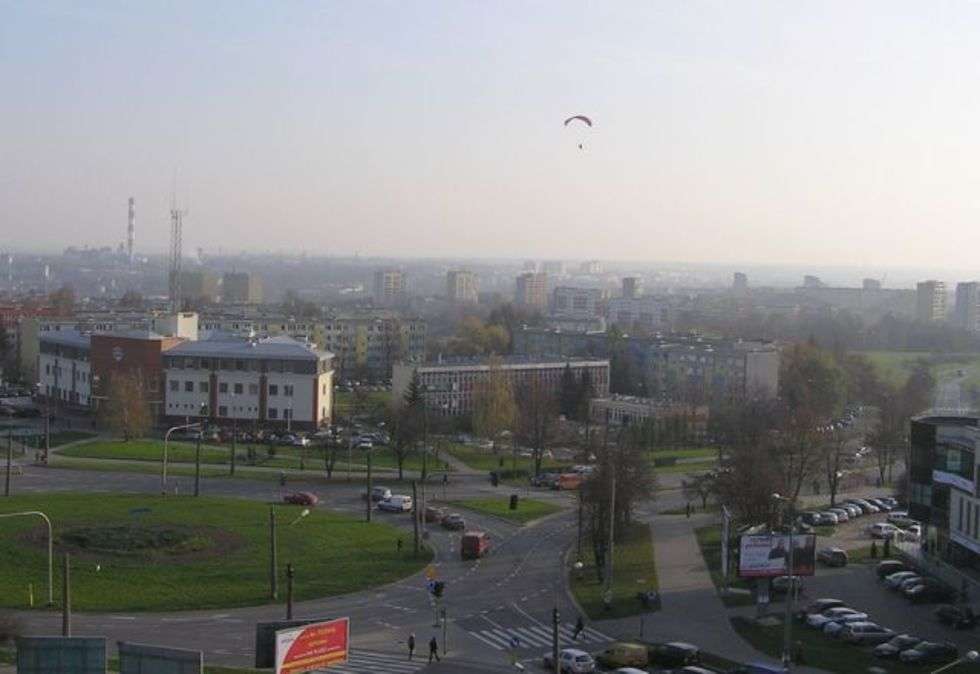  Paralotniarz nad Lublinem


