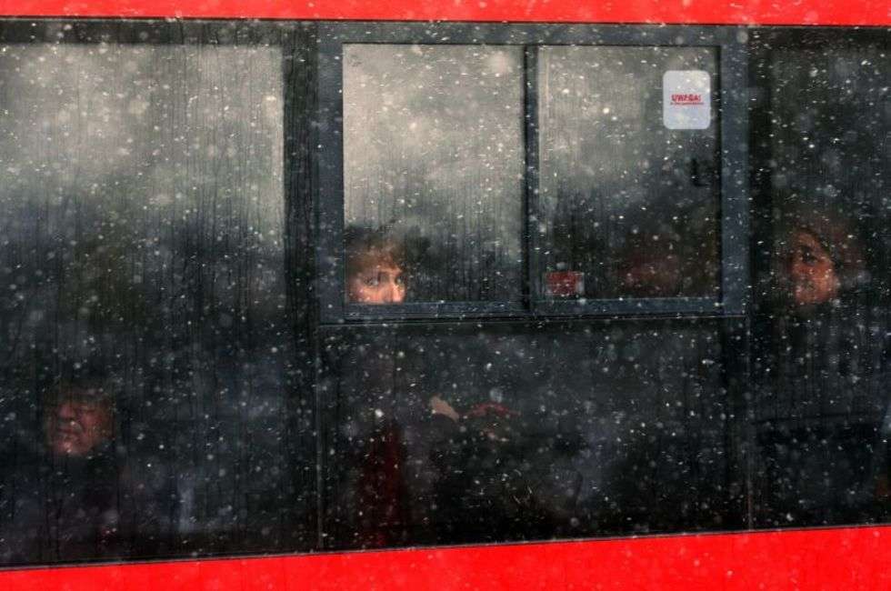  Atak zimy w Lublinie (zdjęcie 1) - Autor: Jacek Świerczynski