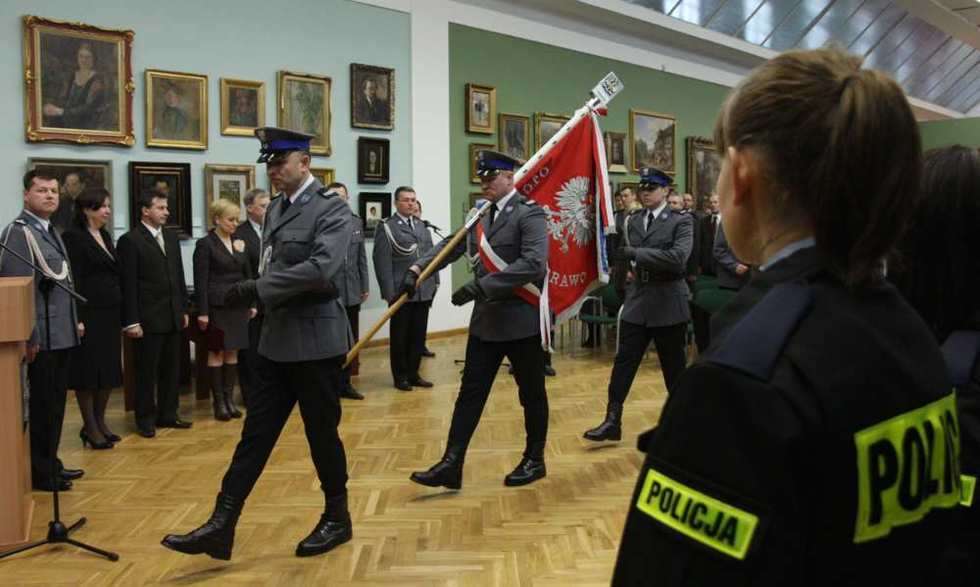  Przysiega policjantów. (zdjęcie 3) - Autor: Maciej Kaczanowski
