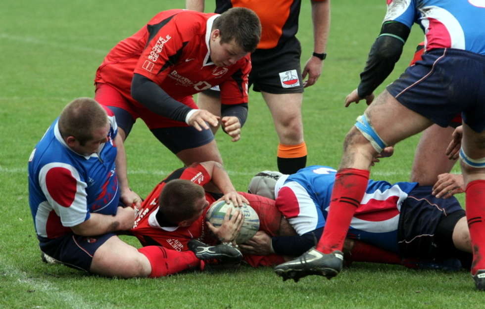  Mecz rugby pomiedzy Budowlanymi Lublin a Skrą Warszawa 