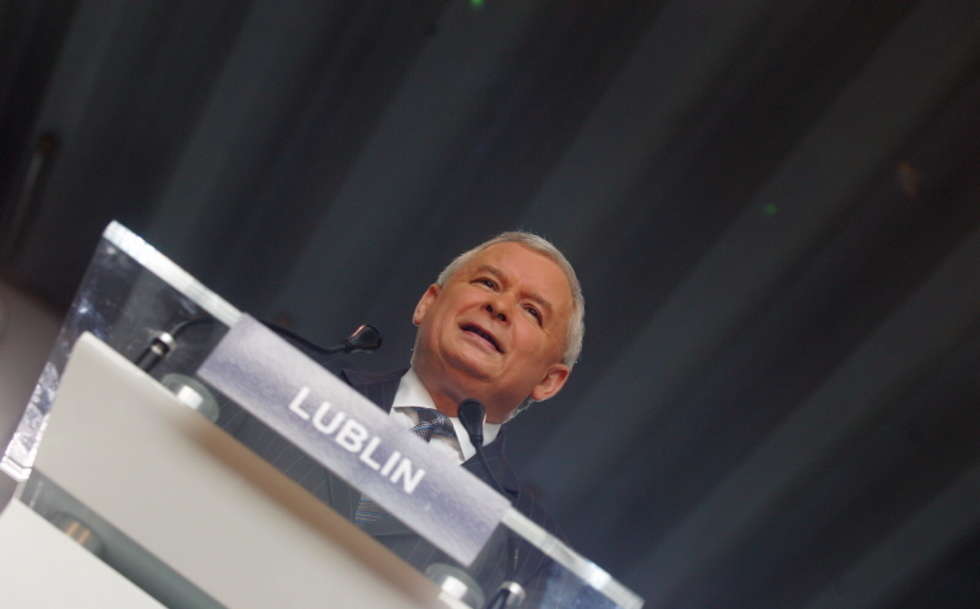  Kaczyński w Lublinie (zdjęcie 3) - Autor: Karol Zienkiewicz