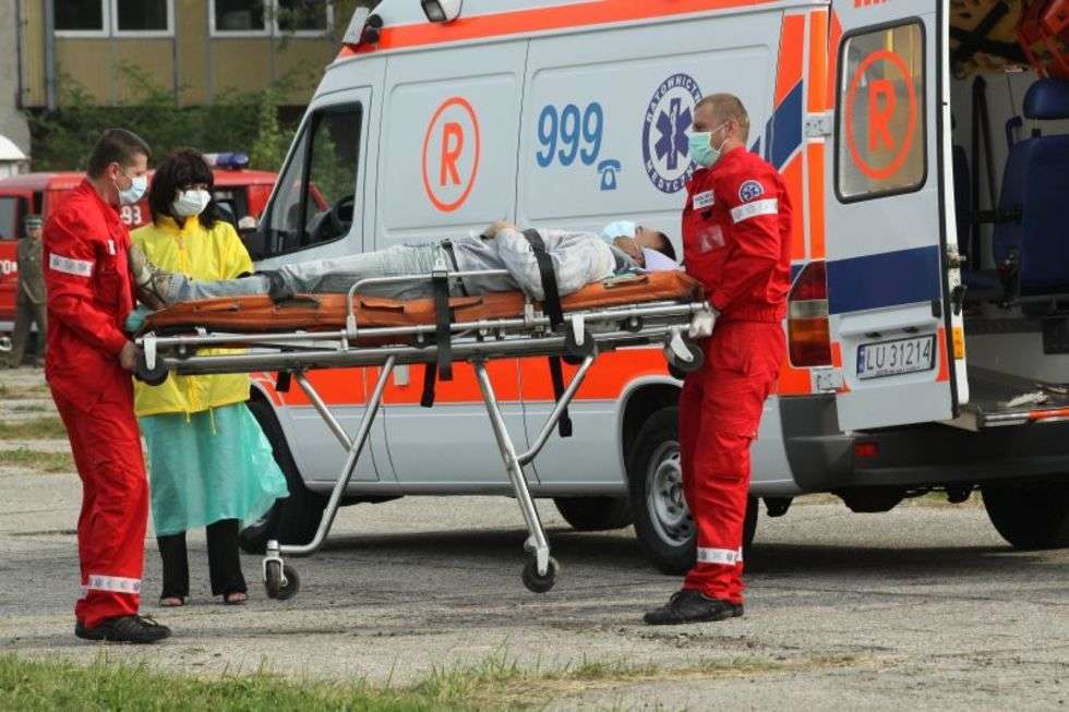  Ćwiczenia ratunkowe w Świdniku. (zdjęcie 5) - Autor: Maciej Kaczanowski