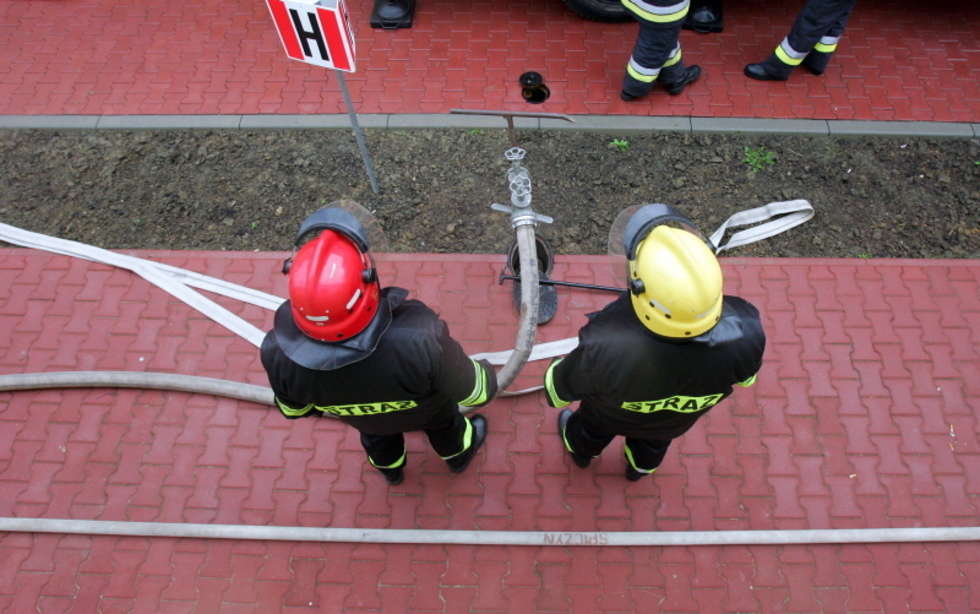  Ćwiczenia Straży Pożarnej w Łęcznej (zdjęcie 4) - Autor: Karol Zienkiewicz