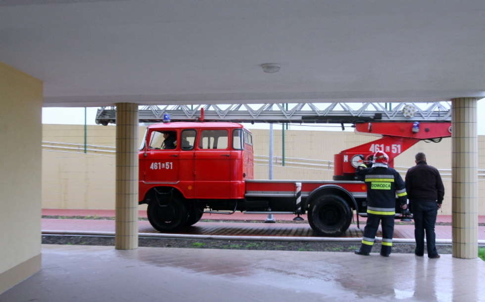 Ćwiczenia Straży Pożarnej w Łęcznej  - Autor: Karol Zienkiewicz
