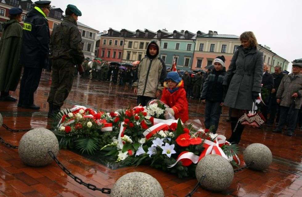  Święto Niepodległości w Zamościu (zdjęcie 3) - Autor: Piotr Stasiuk