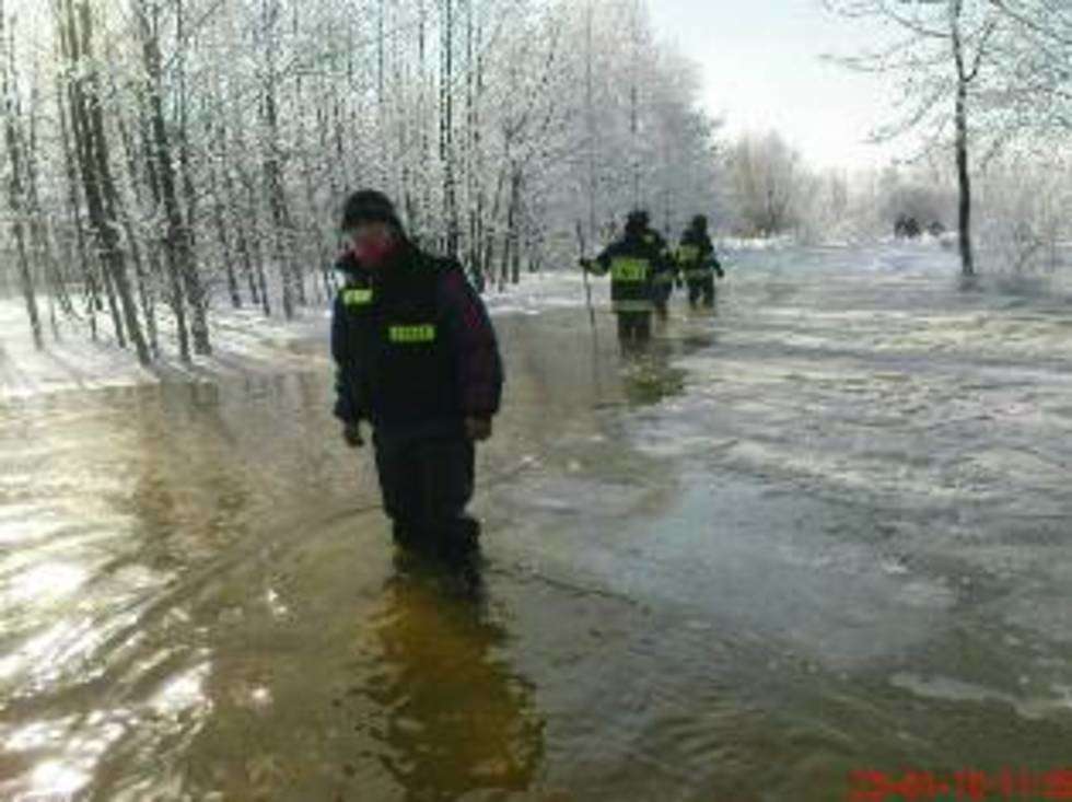  Powódź w Mościcach Dolnych (zdjęcie 1) - Autor: Piotr Oskwarek - KM PSP Biala Podlaska