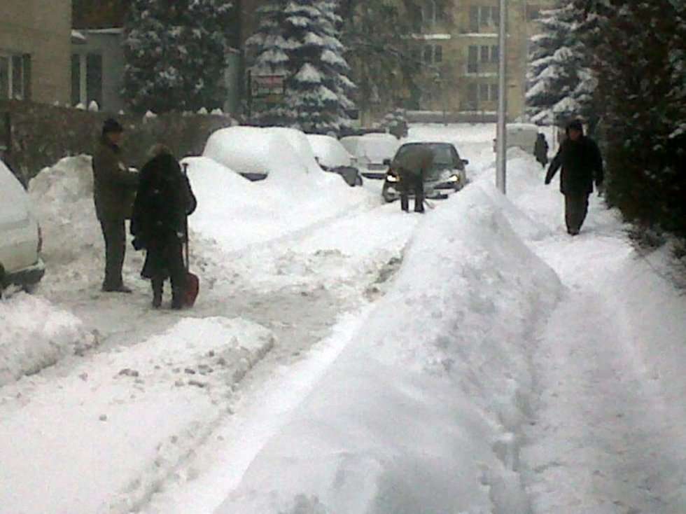 Zima zaatakowala w Lublinie