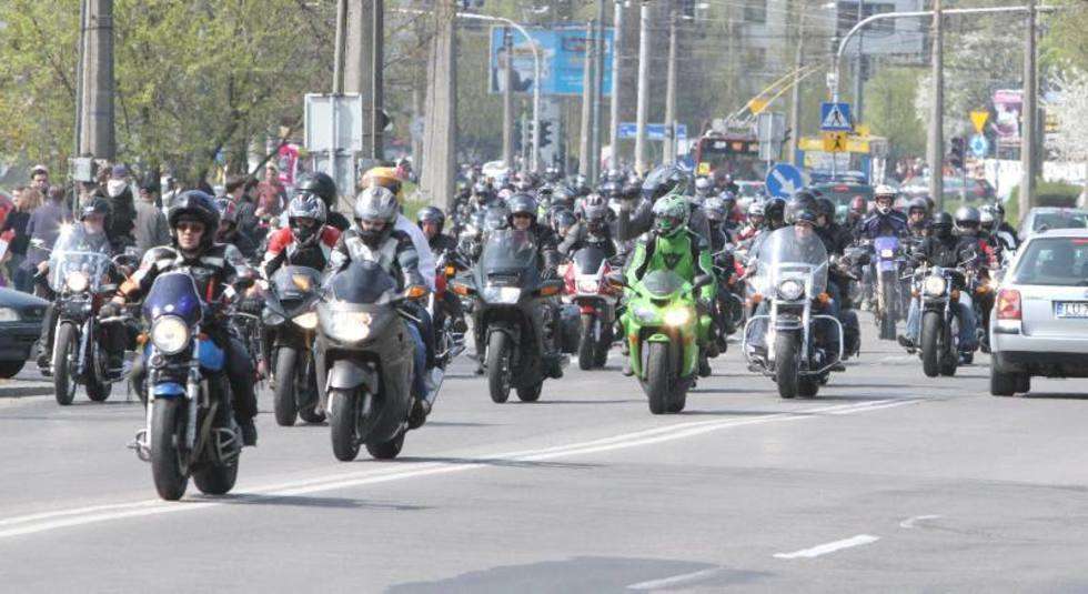  Zlot motocyklistów w Lublinie. (zdjęcie 2) - Autor: Maciej Kaczanowski