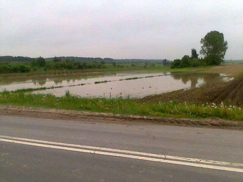  Powódź w Basonii, gm. Józefów nad Wisłą (zdjęcie 6) - Autor: Nika