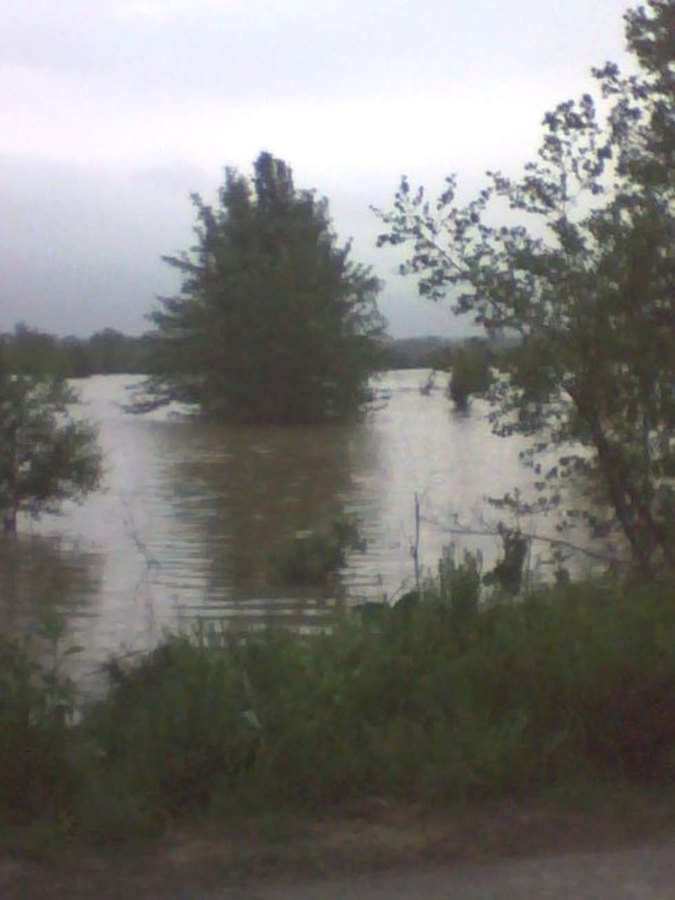  Wisla wylala w okolicach miejscowości Kopiec i Jakubowice w poblizu Annopola.