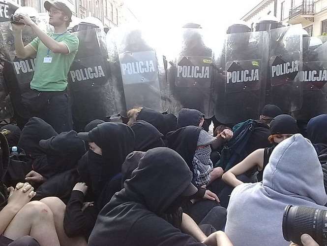 Pikieta nacjonalistów w Lublinie