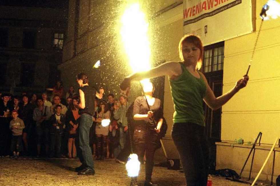  Noc Kultury: Tańczący z ogniem. (zdjęcie 1) - Autor: Maciej Kaczanowski