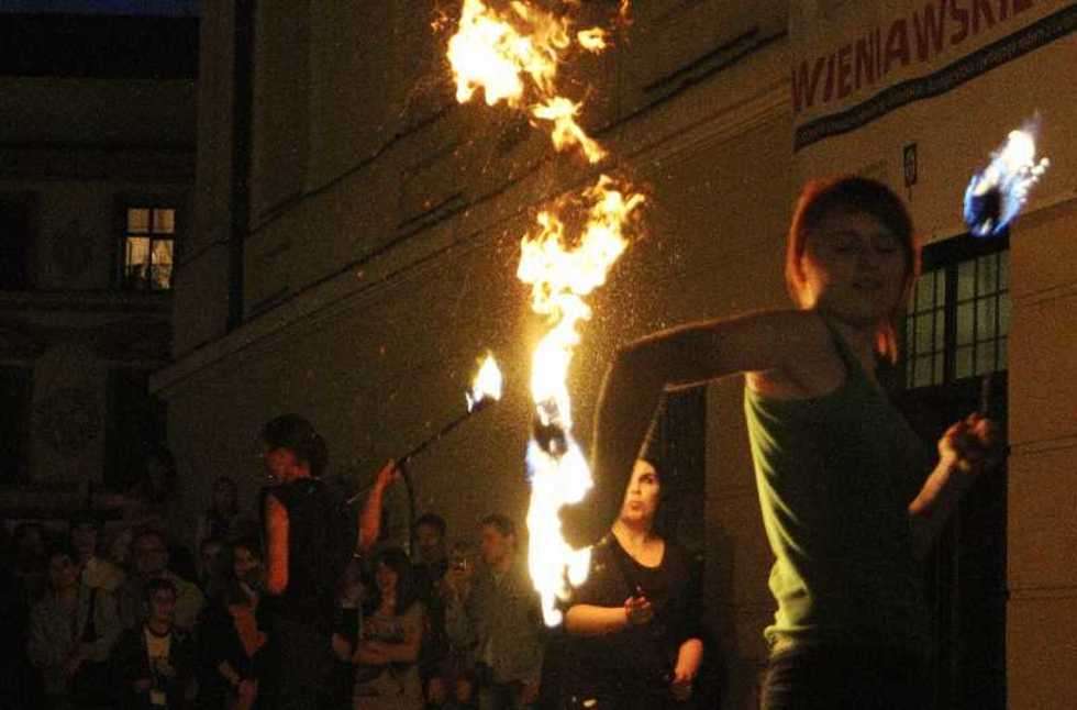  Noc Kultury: Tańczący z ogniem. (zdjęcie 3) - Autor: Maciej Kaczanowski