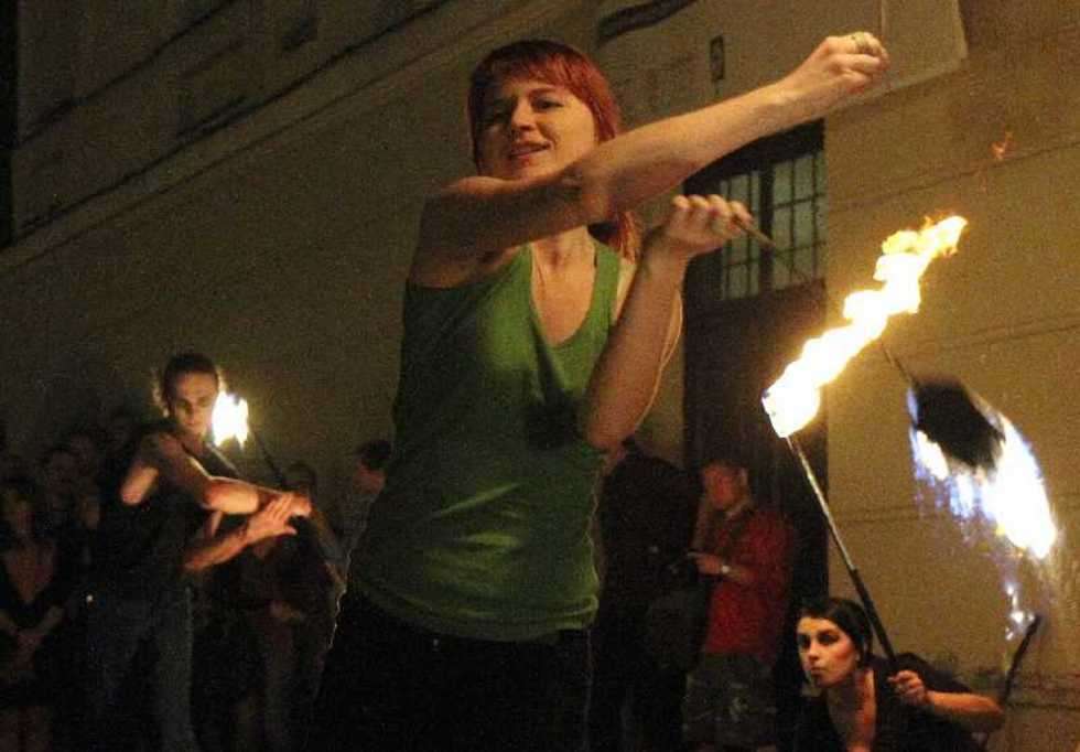  Noc Kultury: Tańczący z ogniem. (zdjęcie 9) - Autor: Maciej Kaczanowski