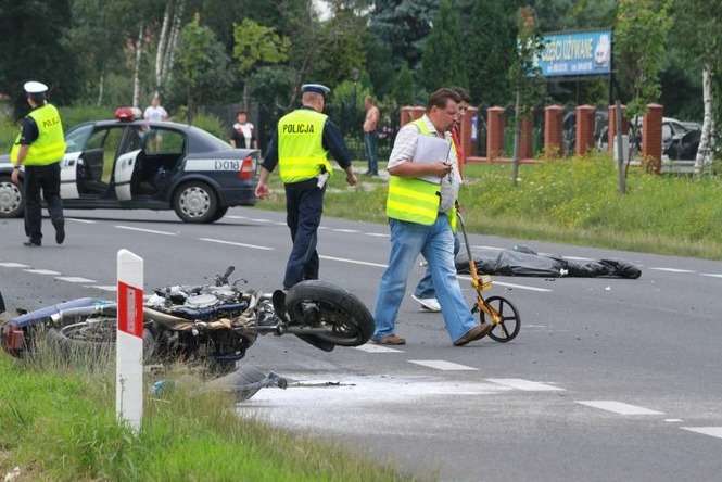 Barak - w wypadku zginął motocyklista. - Autor: Maciej Kaczanowski