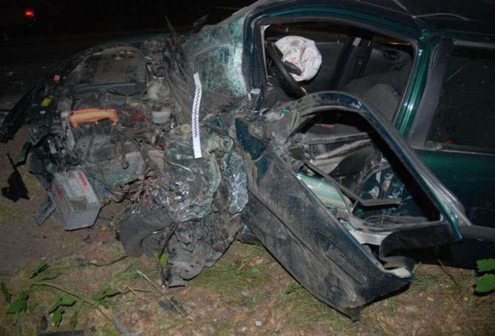 Wypadek czterech aut w Orzechowie (zdjęcie 2) - Autor: policja Parczew