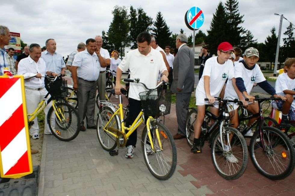  Otwarcie ściezki rowerowej Wlodawa-Okuninka
