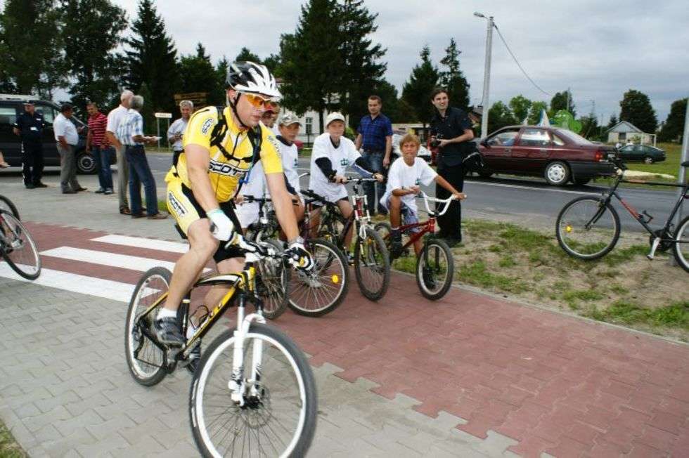  Otwarcie ściezki rowerowej Wlodawa-Okuninka