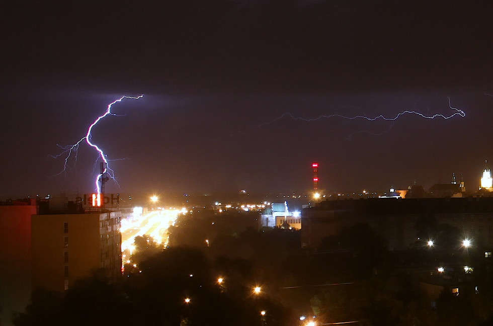  Poniedzialkowa burza nad Lublinem
