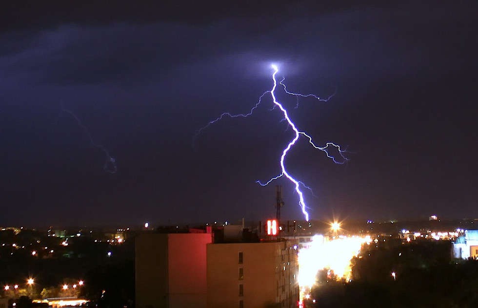  Poniedzialkowa burza nad Lublinem