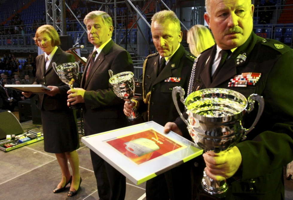  Strazak Roku 2010 - wreczenie nagród w hali Globus