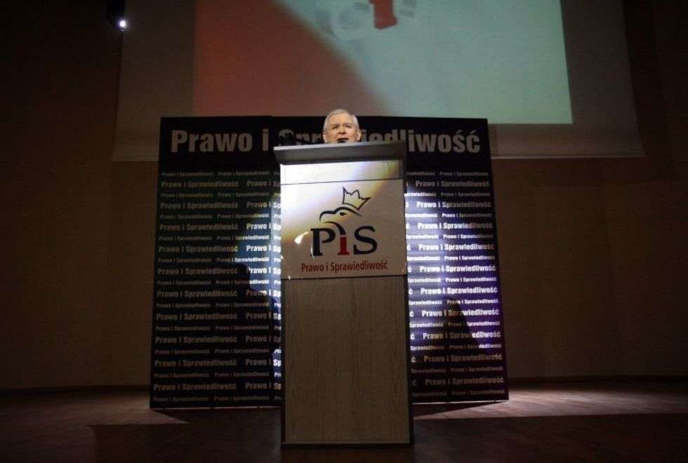 Jarosław Kaczyński w Lublinie  (zdjęcie 1) - Autor: Jacek Świerczynski