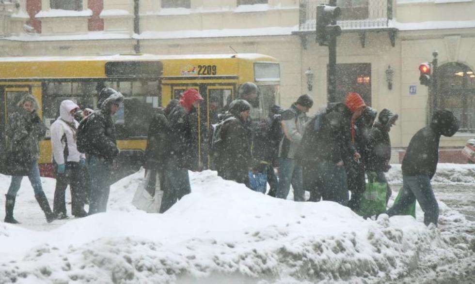  Zima w Lublinie nie odpuszcza. (zdjęcie 3) - Autor: Maciej Kaczanowski