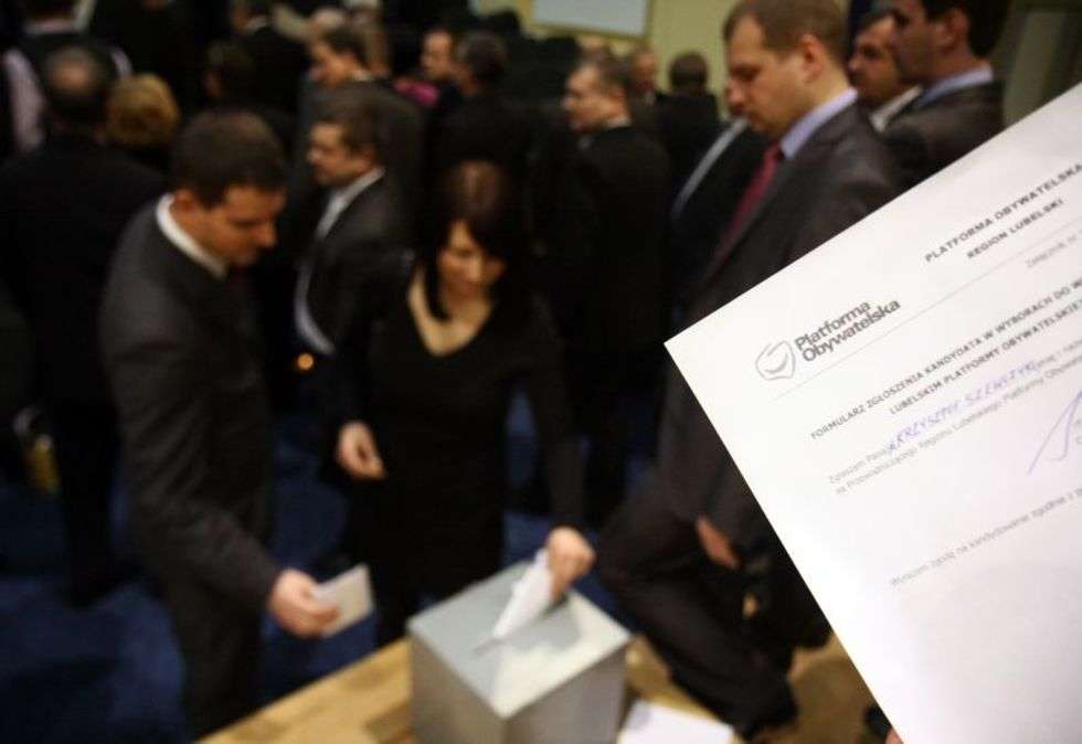  Wybory szefa lubelskiej PO (zdjęcie 3) - Autor: Jacek Świerczynski