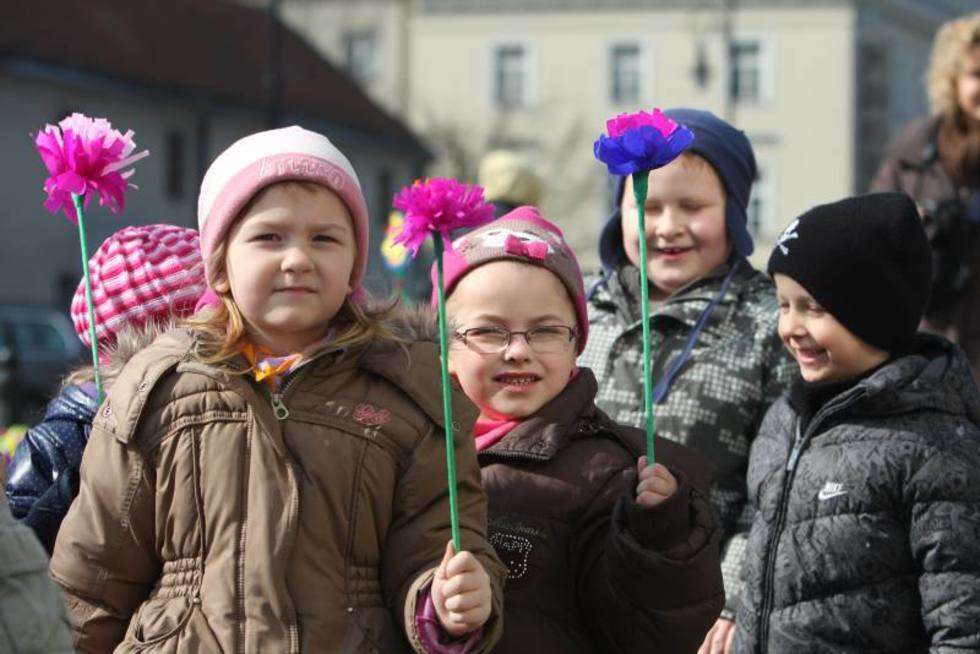  Lublin: Przedszkolaki przywitały wiosnę  - Autor: Maciej Kaczanowski