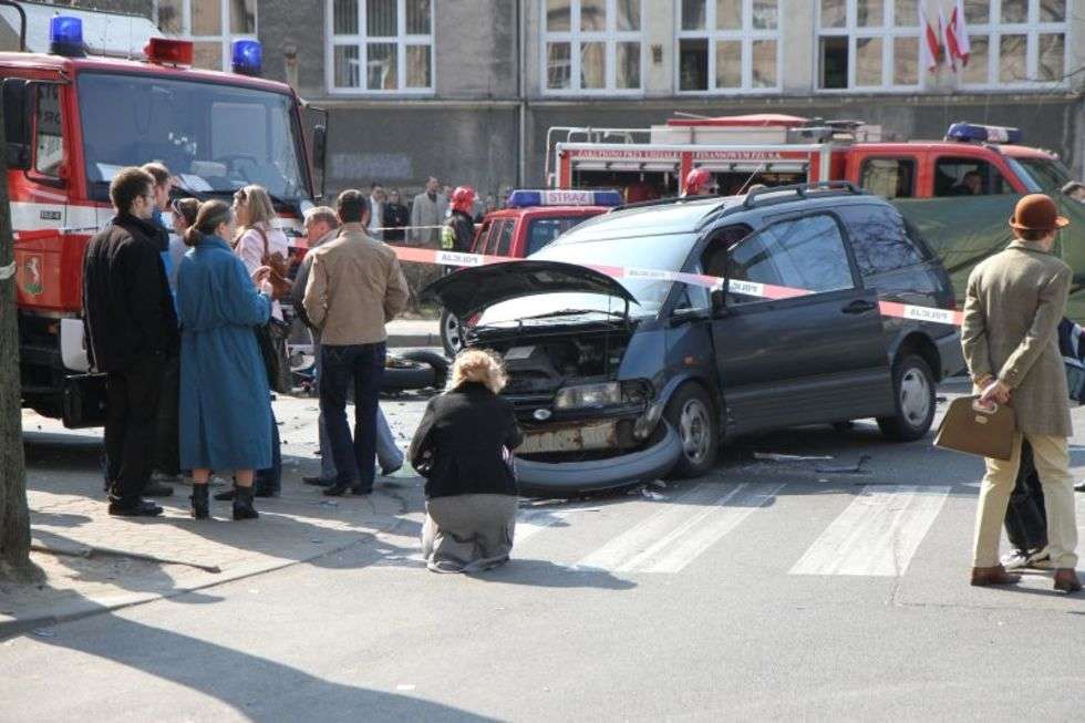  Wypadek na ul. Lipowej w Lublinie (zdjęcie 11) - Autor: Maciej Kaczanowski