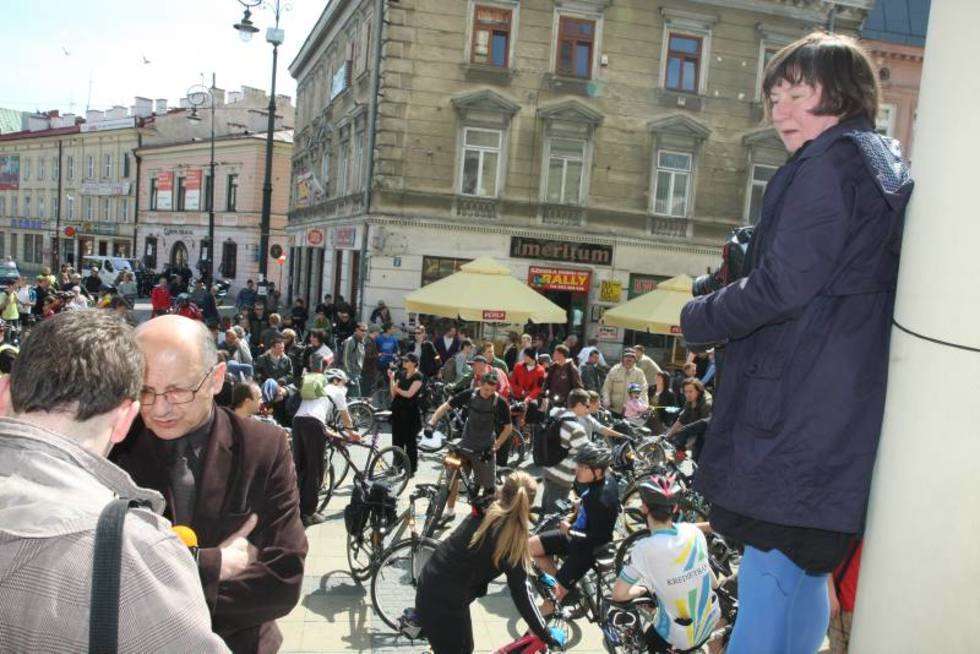  Rajd i piknik rowerowy w Lublinie z okazji Dnia Europy (zdjęcie 9) - Autor: Maciej Kaczanowski