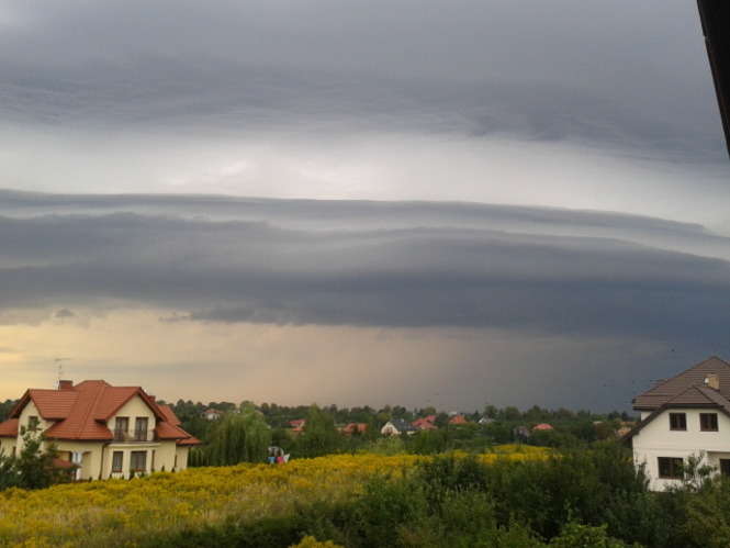 Burzowe chmury nad Lublinem