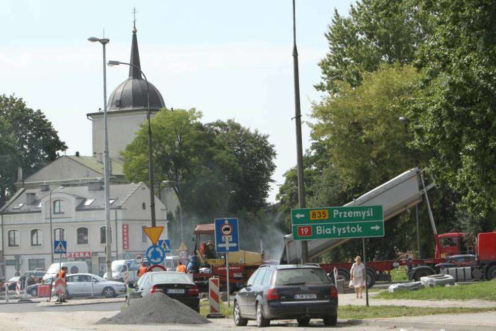  Remonty lubelskich ulic - rondo im. Mohyły (zdjęcie 6) - Autor: Maciej Kaczanowski