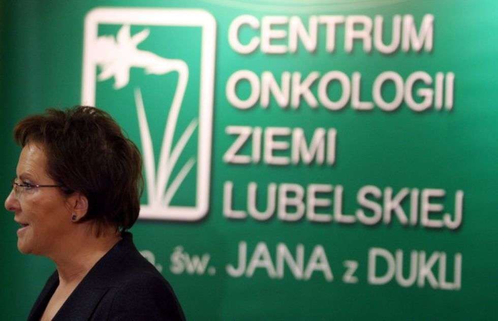  Minister Kopacz w Centrum Onkologii (zdjęcie 5) - Autor: Jacek Świerczynski
