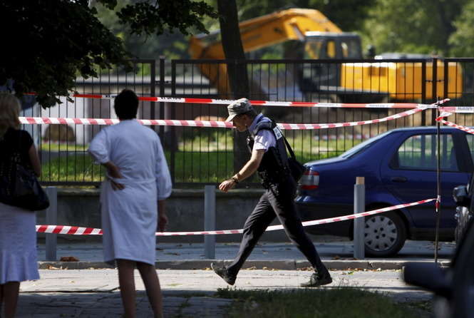 Niewybuchy przy szkole podstawowej w Lublinie