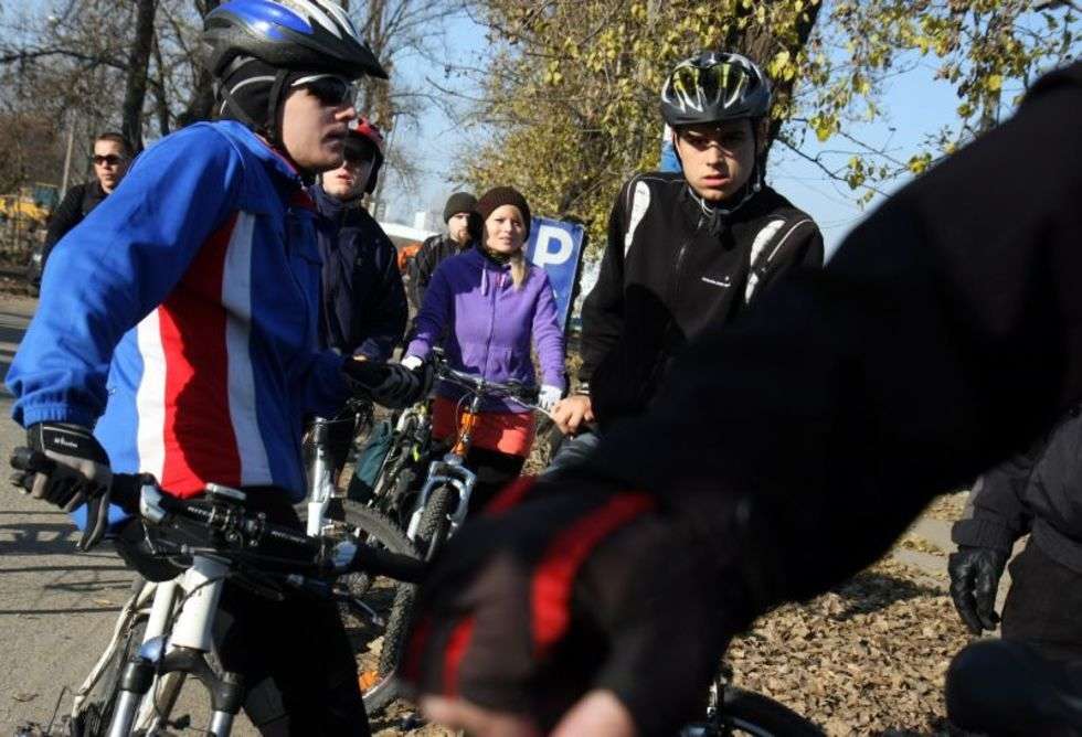  Prezydent Żuk na rowerze (zdjęcie 6) - Autor: Jacek Świerczynski