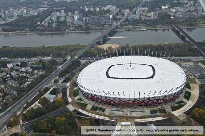 Koniec budowy Stadionu Narodowego w Warszawie